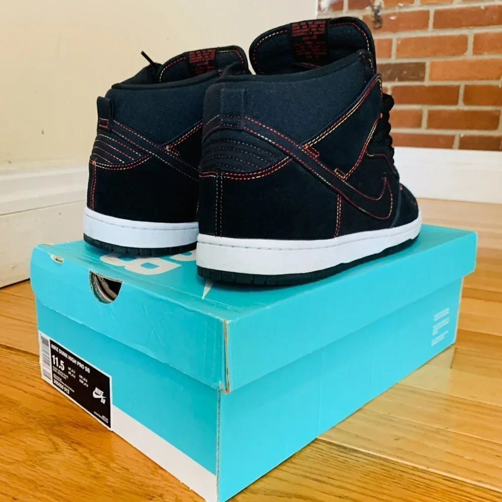 Nike SB Dunk High PRO SB Thermal Stitch 305050-012 Size 11.5 with Box
